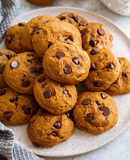 Pumpkin Chocolate Chip Cookies