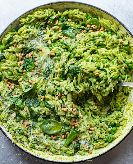 Green Summer Orzo