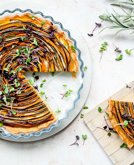 Spiral Vegetable Tart