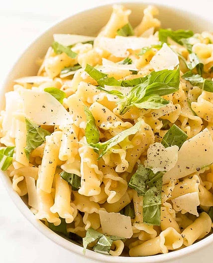 Basil Lemon Pasta Salad
