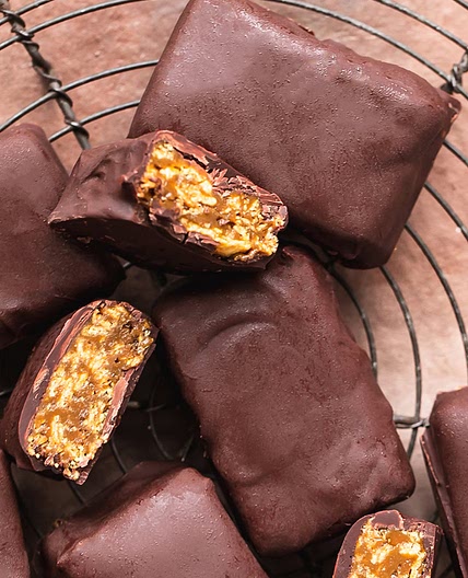 Healthier Vegan Butterfinger Bars (Nut-Free, Gluten-Free)