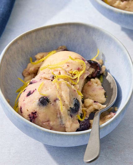 Lemon-Blueberry Nice Cream