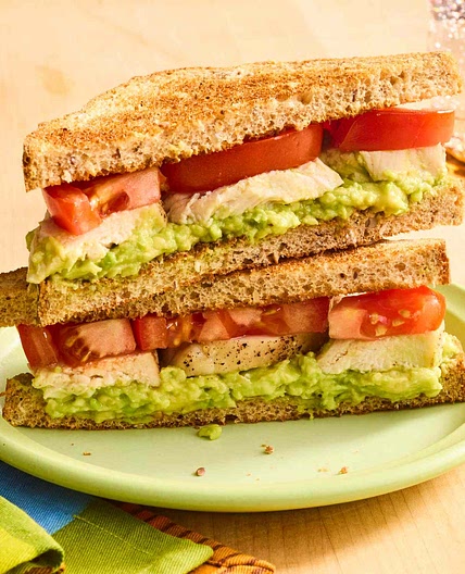 Avocado, Tomato & Chicken Sandwich