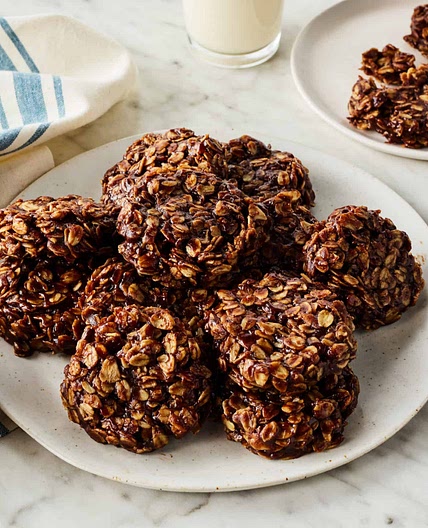 Chocolate Peanut Butter No Bake Cookies