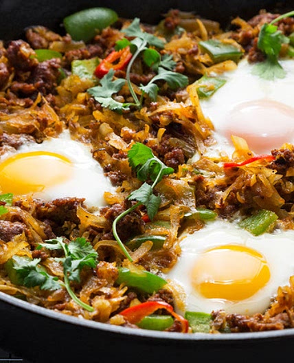 Chorizo Hash And Eggs Recipe