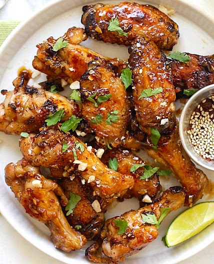 Sticky Asian Chicken Wings