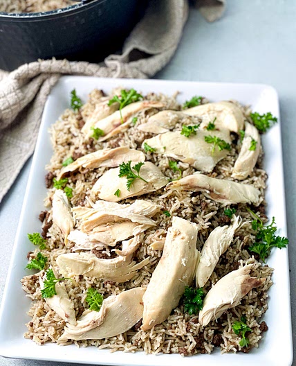 Lebanese Chicken and Rice (Riz a Djej)
