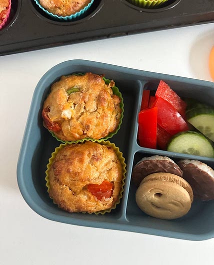 Pizza Lunchbox Savoury Muffins