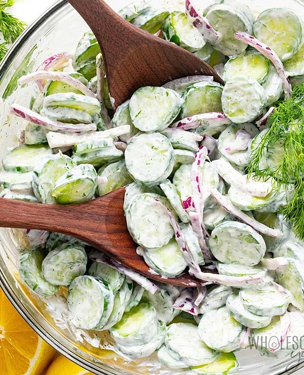 Creamy Cucumber Salad