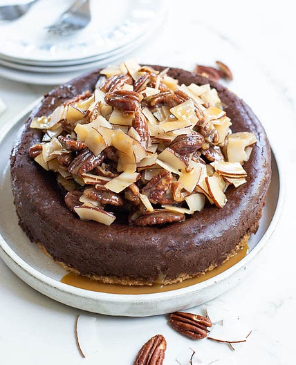 German Chocolate Cheesecake