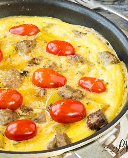 Sausage Potato Omelet