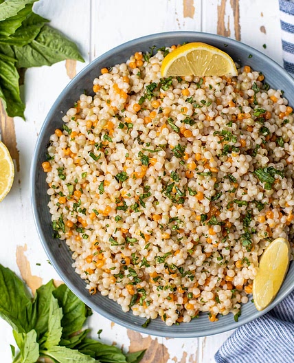 Lemon Butter Pearl Couscous Recipe