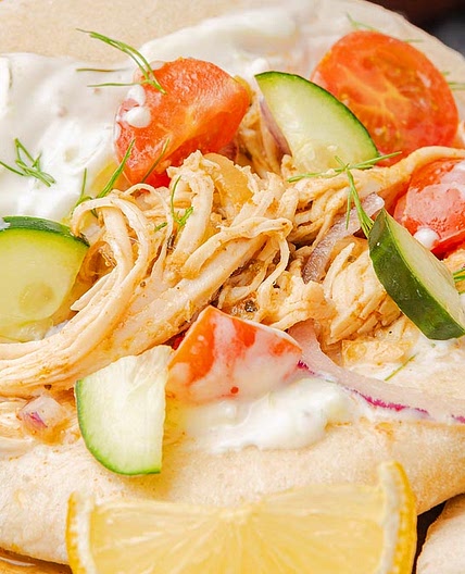 Slow Cooker Chicken Gyros