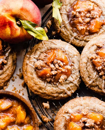 Peach Cobbler Cookies