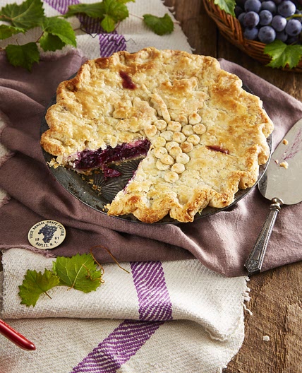 Concord Grape Pie
