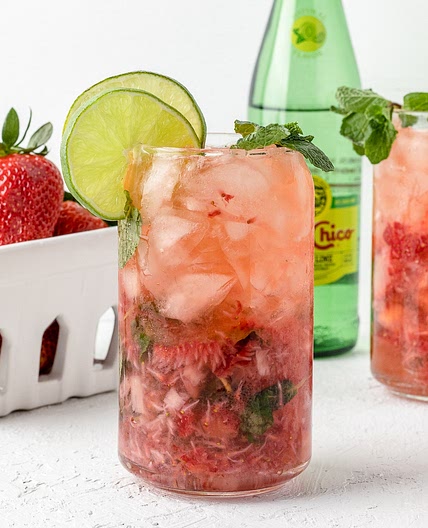 Strawberry Mojito Mocktail