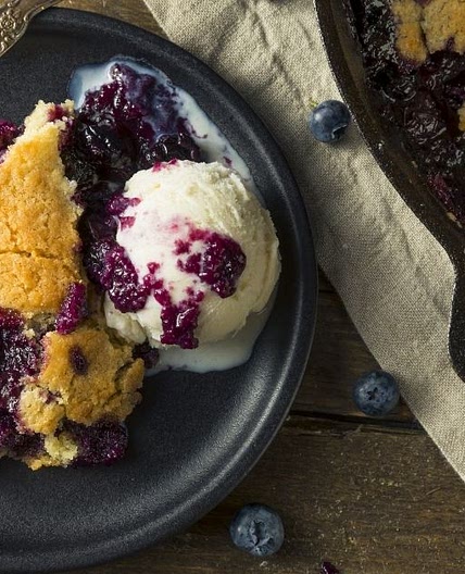 Bisquick Blueberry Cobbler