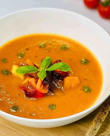 Creamy Roasted Vegetable Soup