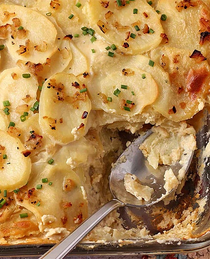 Easy Vegan Scalloped Potatoes