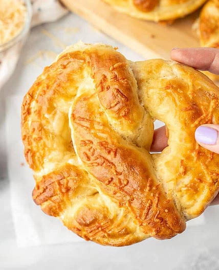 Disneyland Jalapeño Cheese Stuffed Pretzel