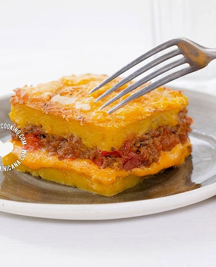 Pastelón de Plátano Maduro [Video+Recipe] Ripe Plantain Casserole