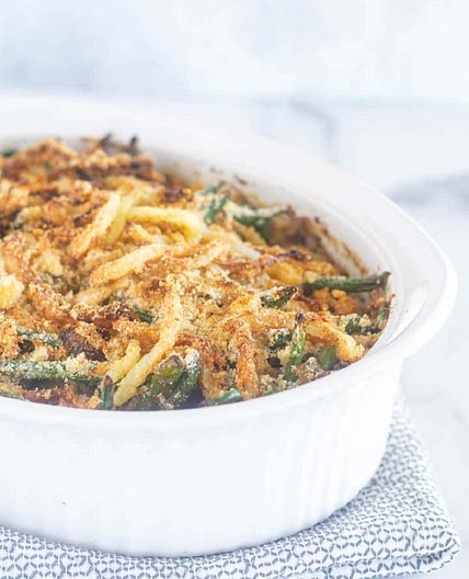 Low-Carb Keto Green Bean Casserole With Bacon