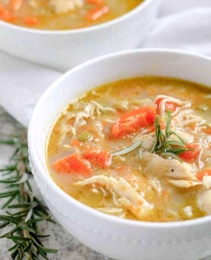Low-Carb Keto Chicken Pot Pie Soup (Instant Pot Or Stovetop)