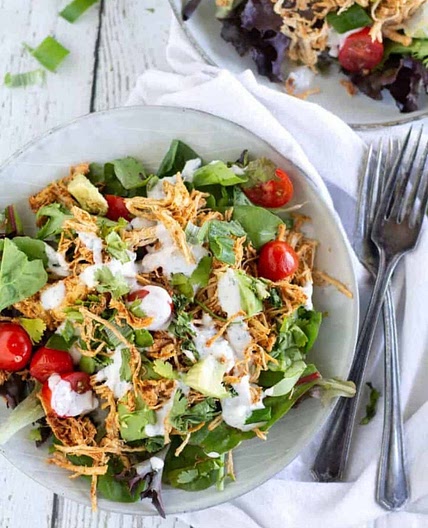 Keto Chicken Taco Salad {Whole30 And Paleo}
