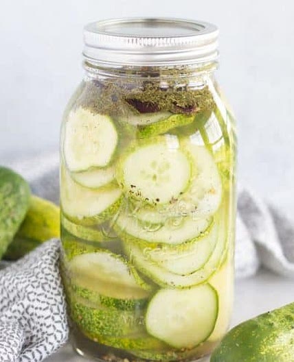 Homemade Dill Lacto-Fermented Pickles