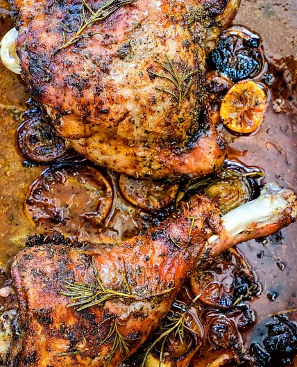 Easy Roasted Turkey Legs