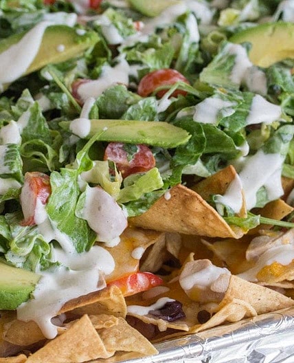 Low FODMAP Salad Nachos