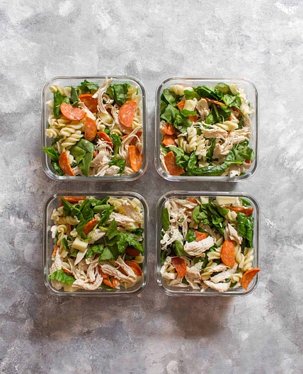 Chicken Pepperoni Pasta Salad