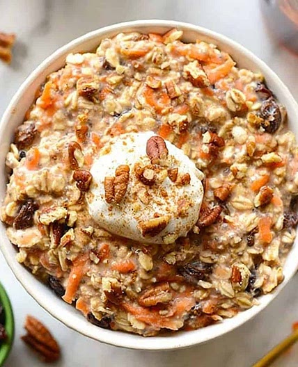 Carrot Cake Overnight Oats