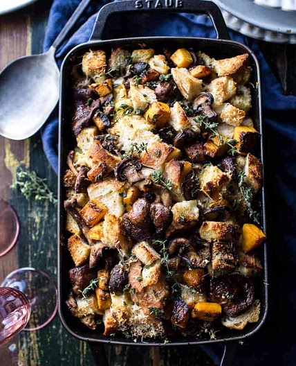 Butternut Squash and Wild Mushroom Stuffing