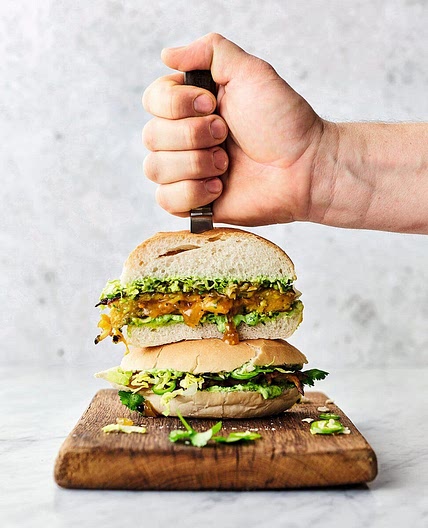 Brilliant bhaji burger