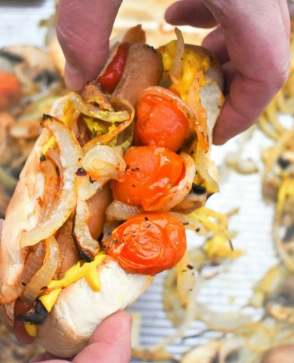 Vegan Hot Dog Bake