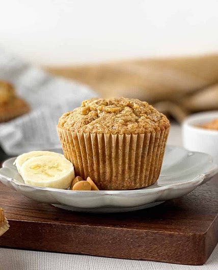 Butterscotch Banana Muffins