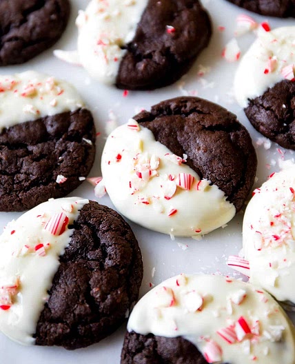Peppermint Mocha Cookies