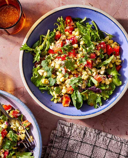 Hot Honey Corn Salad