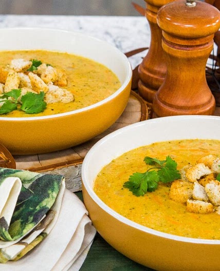 Recipe - Tabitha Brown Broccoli Cheddar Soup