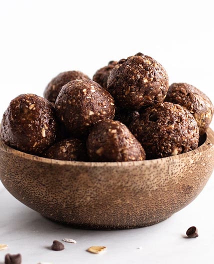 No Bake Low FODMAP Peanut Butter Brownie Bites