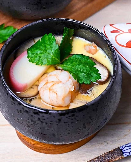 Authentic Chawanmushi (Japanese Steamed Egg Custard)