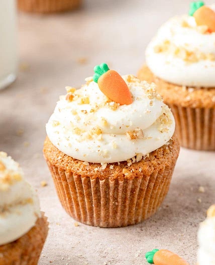 Brown Butter Carrot Cake Cupcakes