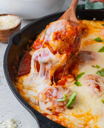 Chicken Meatball Parmesan