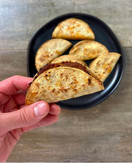 Chili Beef and Cheese Mini Tacos