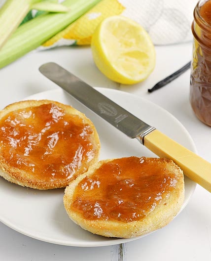 Rhubarb, Lemon & Vanilla Jam