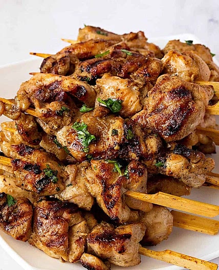 Thai Chicken Skewers - Easy And Quick