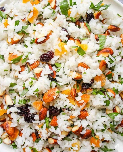 Rice With Dried Fruit And Nuts