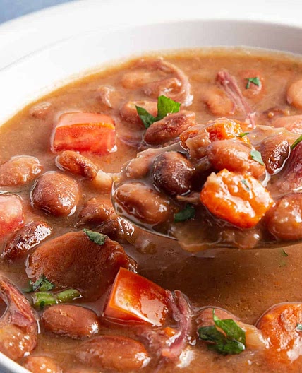 Instant Pot Ham and Bean Soup