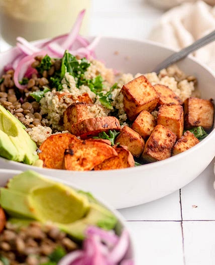 Sweet Potato Tofu Bowls